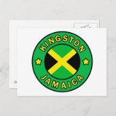 Kingston Jamaica Postkarte (Vorne/Hinten)