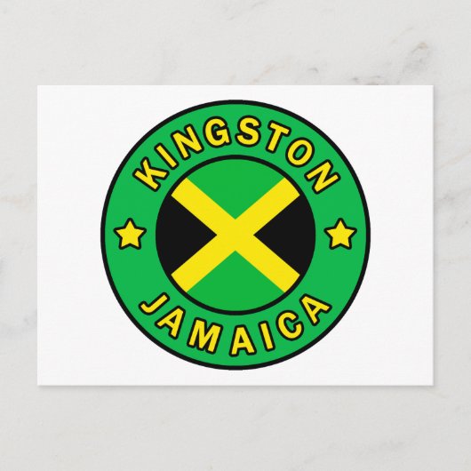 Kingston Jamaica Postkarte (Vorderseite)