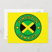 Kingston Jamaica Postkarte (Vorne/Hinten)