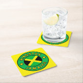 Kingston Jamaica Rechteckiger Pappuntersetzer (Vor Ort)