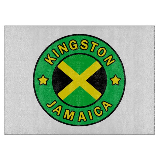 Kingston Jamaica Schneidebrett (Vorderseite)