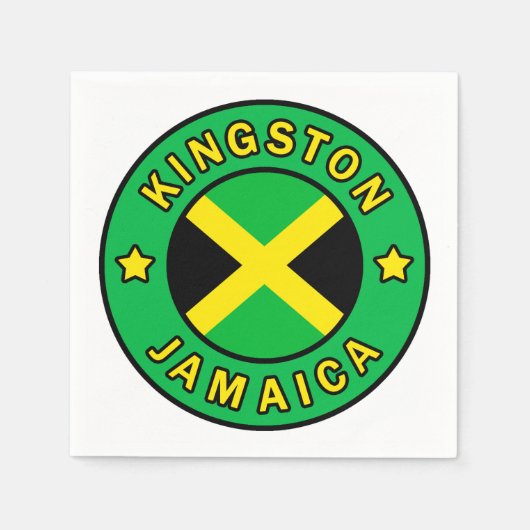 Kingston Jamaica Serviette (Vorderseite)