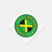 Kingston Jamaica Serviette (Ecke)