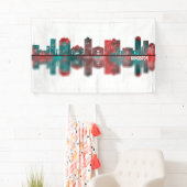 Kingston Jamaica Skyline Banner (Insitu)