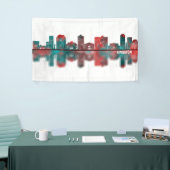 Kingston Jamaica Skyline Banner (Messeveranstaltung)