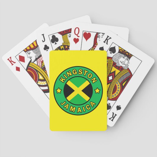 Kingston Jamaica Spielkarten (Rückseite)