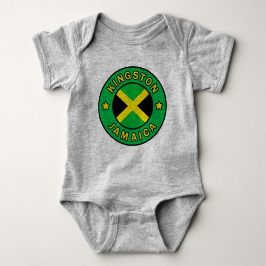 Kingston Jamaika Baby Strampler (Vorderseite)