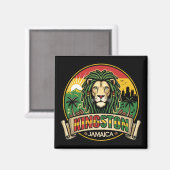 Kingston Jamaika Insel Karibik Magnet (Vorderseite/Rückseite)