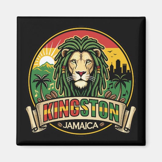Kingston Jamaika Insel Karibik Magnet (Vorne)