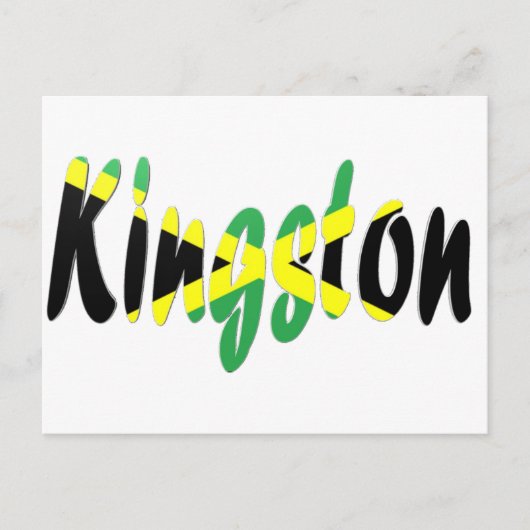 Kingston, Jamaika Postkarte (Vorderseite)