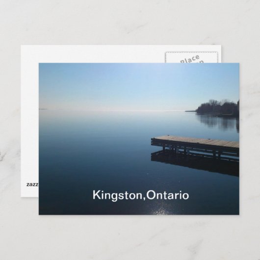 Kingston Lake, Ontario Postkarte (Vorne/Hinten)