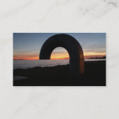 Kingston Lake, Ontario Sonnenuntergang. Visitenkarte (Rückseite)