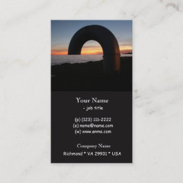 Kingston Lake, Ontario Sonnenuntergang. Visitenkarte