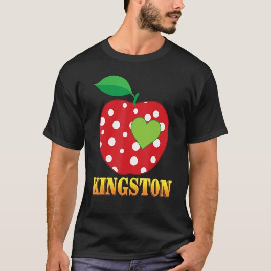 Kingston Liebe School Back to School Junge Studen T-Shirt (Vorderseite)