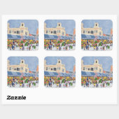 Kingston Market Surrey 2 Quadratischer Aufkleber (Blatt)