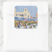 Kingston Market Surrey 2 Quadratischer Aufkleber (Tasche)