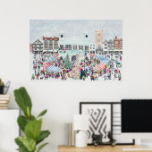 Kingston Market Surrey Poster (Heimbüro)