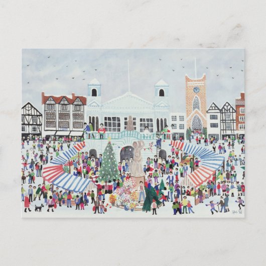 Kingston Market Surrey Postkarte (Vorderseite)