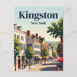 Kingston, New York Postkarte