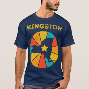 Kingston New York Vintag Distressed Souvenir 1 T-Shirt