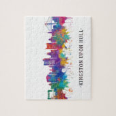 Kingston on Hull England Skyline Puzzle (Vertikal)