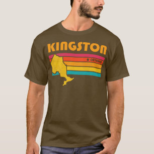 Kingston Ontario Kanada Vintag Distressed Souveni T-Shirt