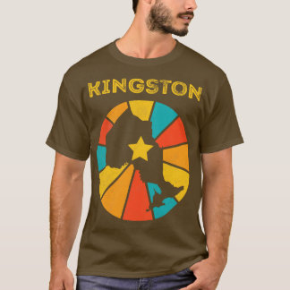 Kingston Ontario Kanada Vintag Distressed Souveni T-Shirt