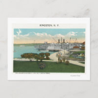 Kingston Point View von Hendrick Hudson Steamer