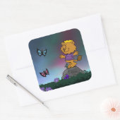 Kingston Quadratischer Aufkleber (Umschlag)