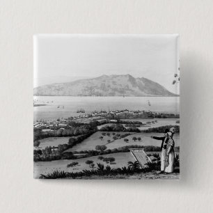 Kingston und Hafen königlich Button
