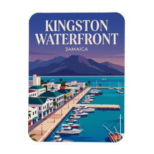 Kingston Waterfront Jamaika Magnet