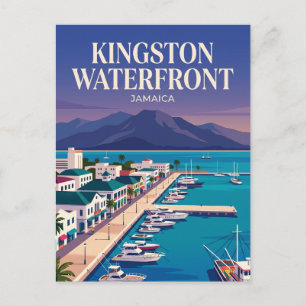 Kingston Waterfront Jamaika Postkarte