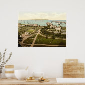 Kingstown - Dunlaoghaire, 19. Jahrhundert Irland Poster (Küche)