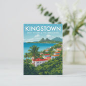 Kingstown Reise Postkarte (Stehend Vorderseite)