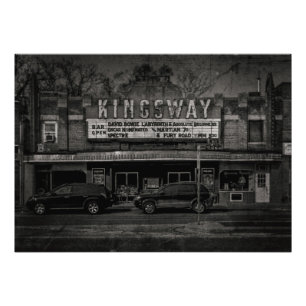 Kingsway Theatre Nr. 2 alte Filmversion Fotodruck