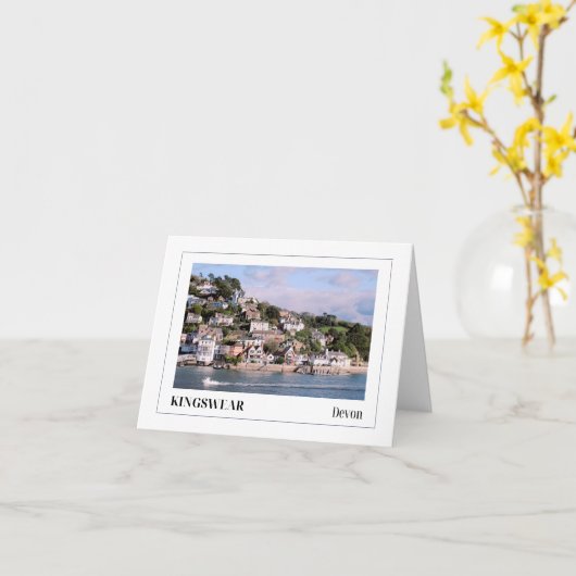 Kingswear, Devon Karte (Gelbe Blume)