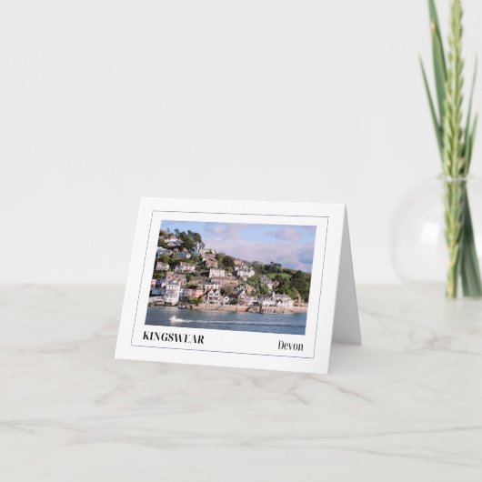 Kingswear, Devon Karte (Vorderseite)