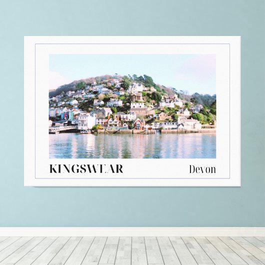 Kingswear, Devon Leinwanddruck (Insitu (Holzboden))
