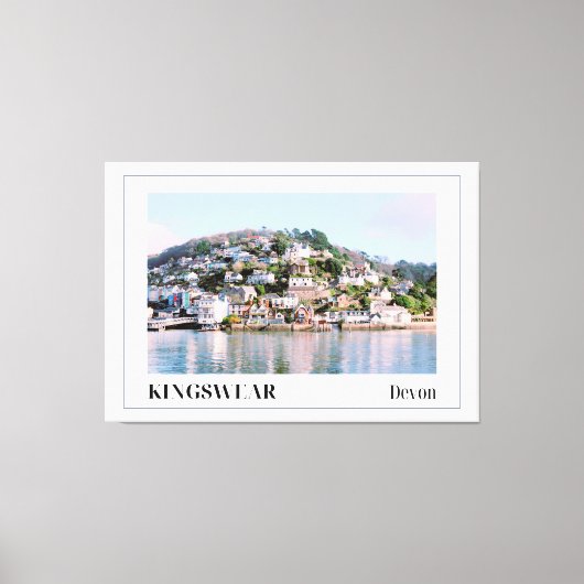 Kingswear, Devon Leinwanddruck (Vorderseite)