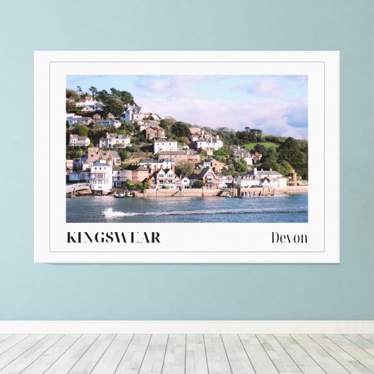 Kingswear, Devon Leinwanddruck (Insitu (Holzboden))
