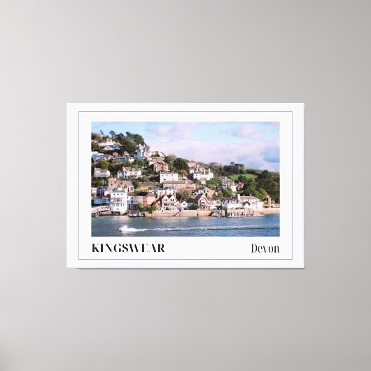 Kingswear, Devon Leinwanddruck (Vorderseite)