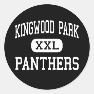 Kingwood Park - Panthers - High - Kingwood Texas Runder Aufkleber