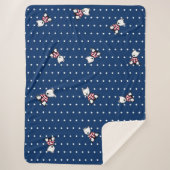 KiniArt 1. Mate Westie Sherpa Blanket Sherpadecke (Vorderseite)