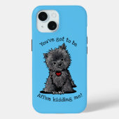 KiniArt Affenpinscher Case-Mate iPhone Case (Rückseite)