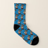 KiniArt Airedale Socken (Rechts - Außen)