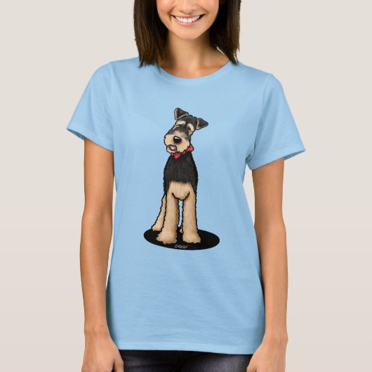 KiniArt Airedale Terrier T - Shirt (Vorderseite)