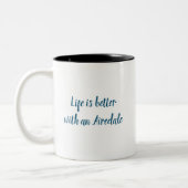 KiniArt Airedale Terrier Tasse (Links)