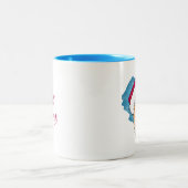 KiniArt Airedale Weihnachtskaffee Tasse (Mittel)