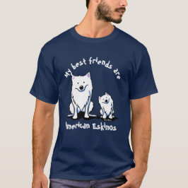 KiniArt American Eskimo Friends T-Shirt