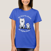 KiniArt American Eskimo Kisses T-Shirt (Vorderseite)